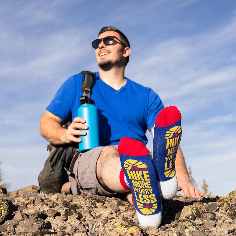 Lavley Outdoors Socks - Hiking and camping gifts for men and women - Great for nature lovers - Holiday or birthday gift - Image 3